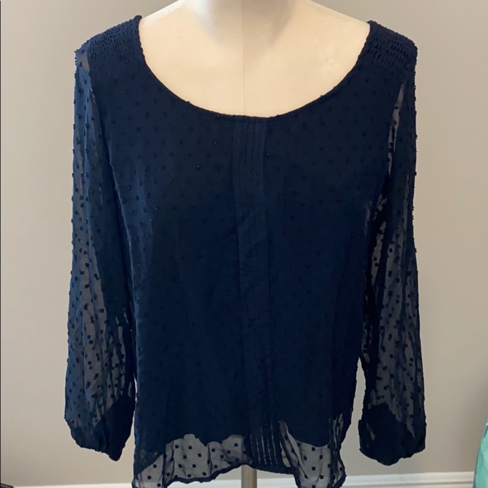 LC Lauren Conrad black blouse